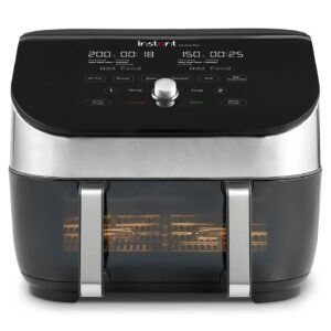 INSTANT POT Vortex Plus VersaZone Airfryer XXL Heißluftfritteuse 8,5L Edelstahl